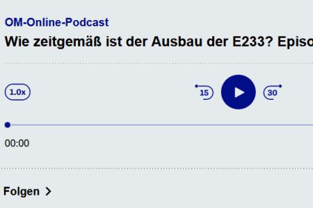 Image - OM-Online-Podcast - spannende Diskussion zum Ausbau der E233.